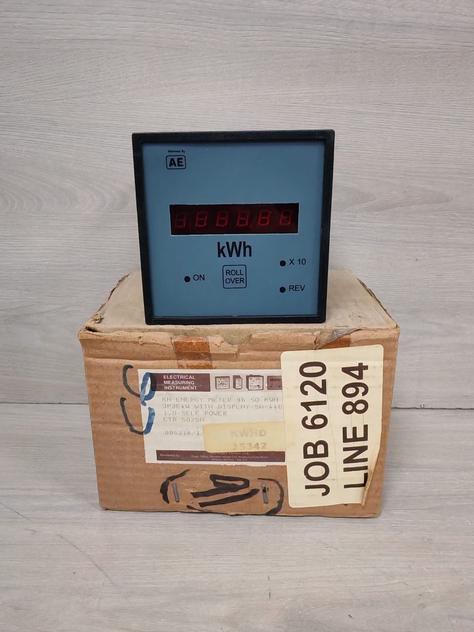 AE AUTOMATIC ELECTRIC ENERGY METER 3P-3E-4W