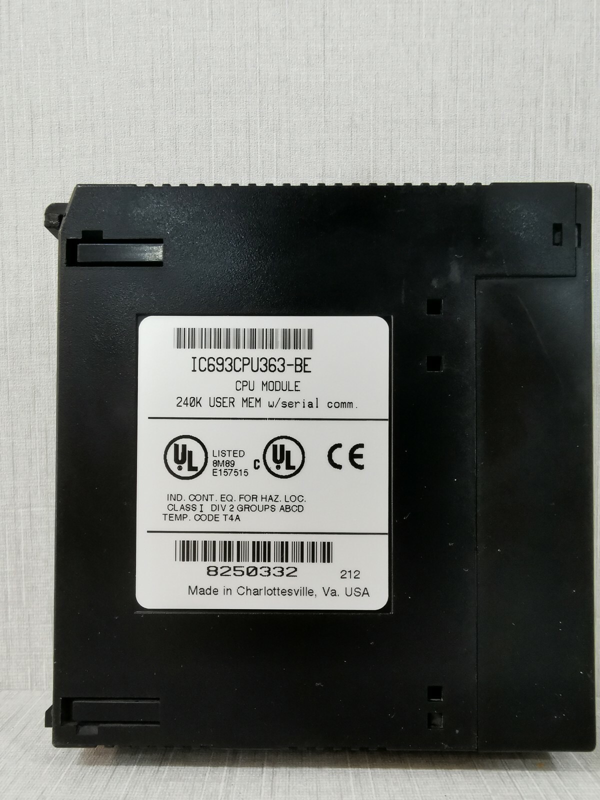GE FANUC IC693CPU363-BE GE FANUC IC693CPU363-BE MODULE CPU 363 3