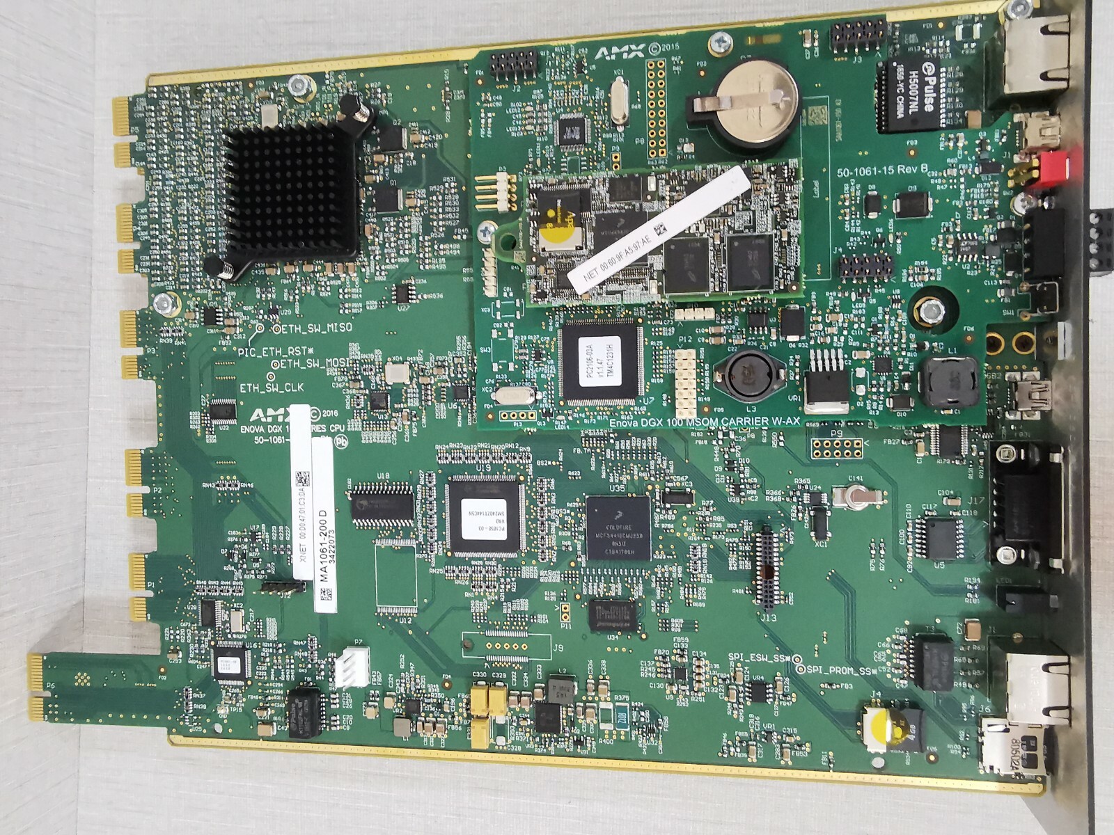 AMX FG1061-164K-FX AMX FG1061-164K-FX ENOVA DGX 64 E SWITCH DTR 50-1060-03 Rev 0 7