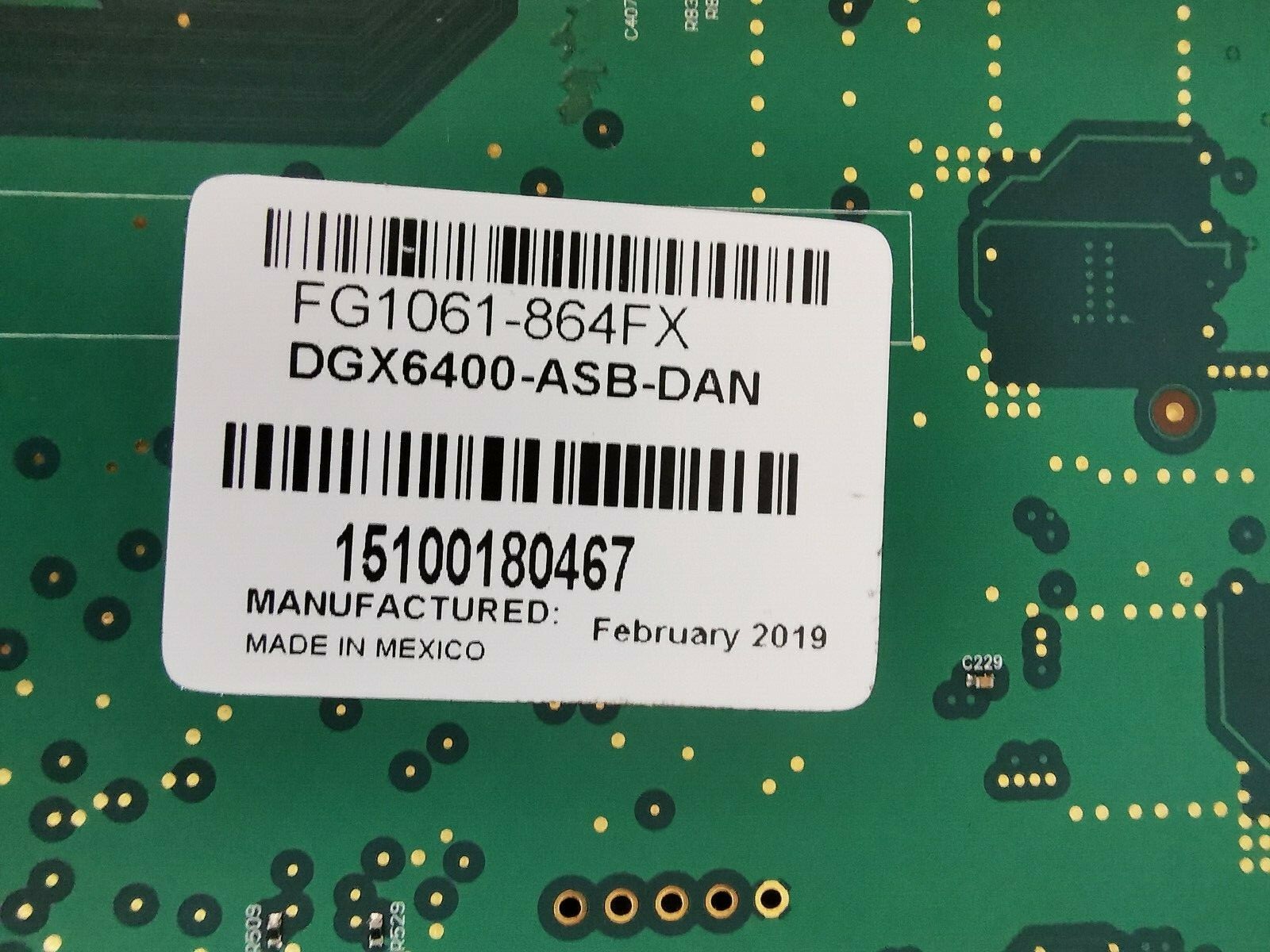 AMX 5083654 AMX FG1061-864FX ENOVA DGX ASB-D 32x Output 5083654 Rev A 5