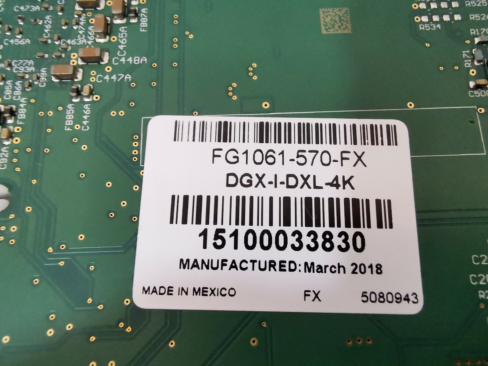 AMX INPUT-50 AMX FG1061-570-FX ENOVA DGX DXLink 4K Input 50-1061-57 Rev A 8