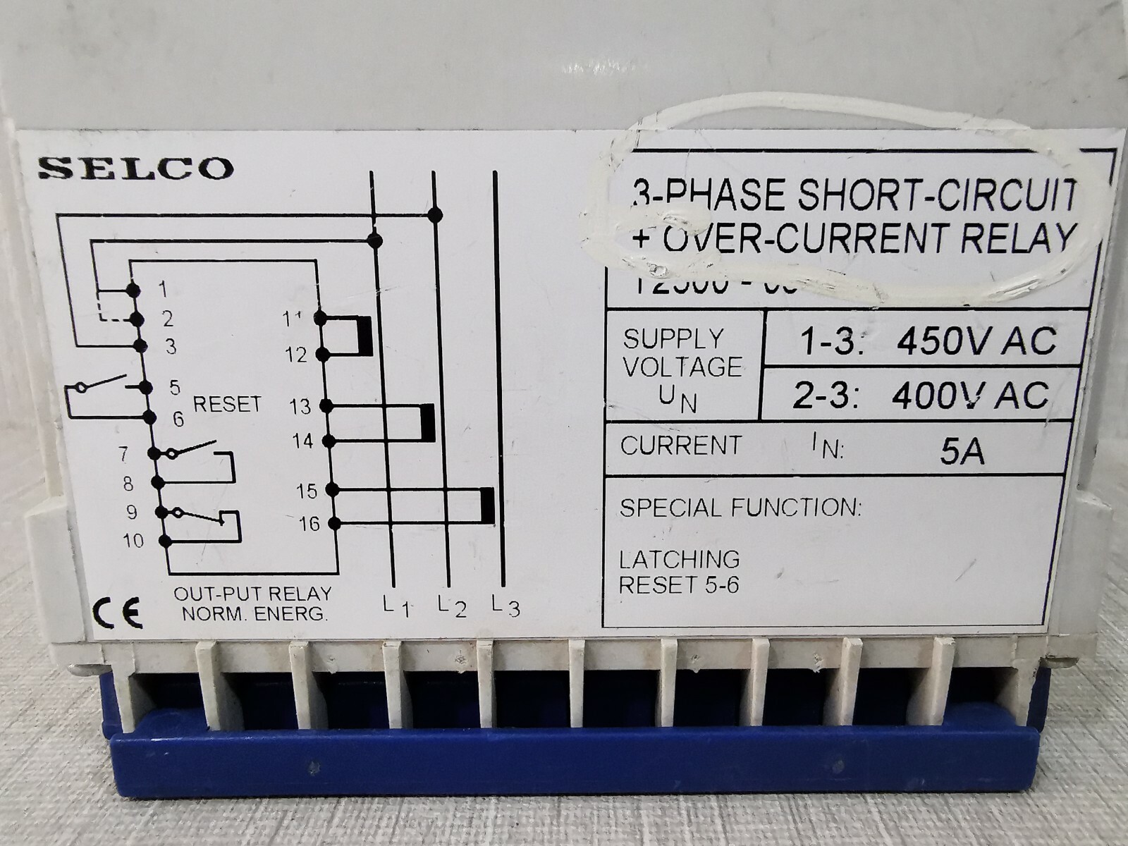 SELCO T2500 SELCO T2500 Overcurrent & Short Circuit Relay 2