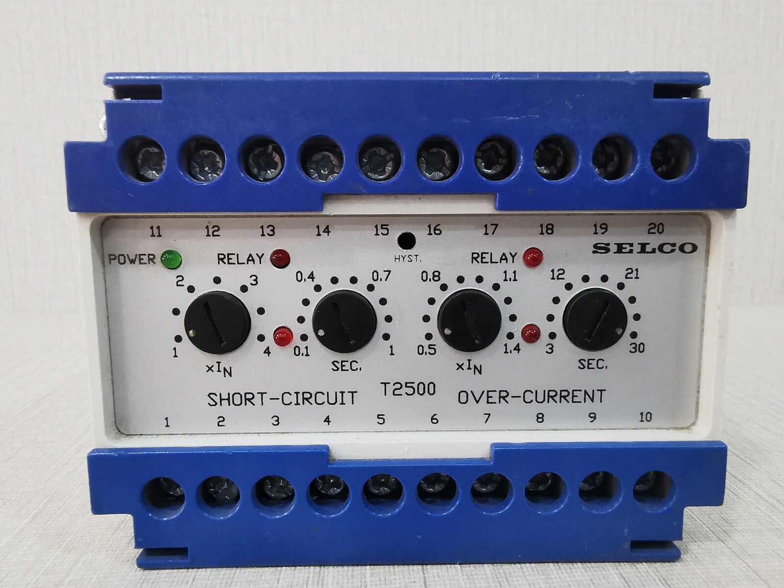 SELCO T2500 Overcurrent & Short Circuit Relay