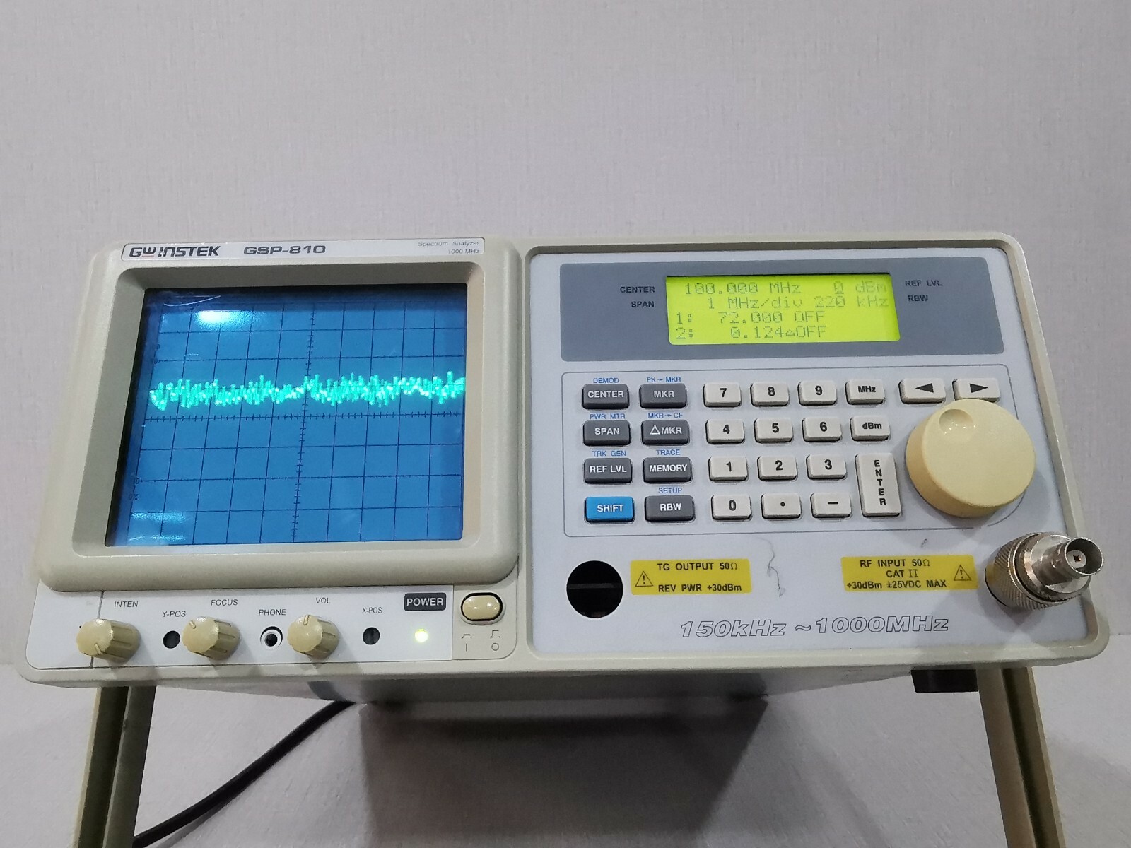 GWINSTEK GSP-810 GWINSTEK GSP-810 Spectrum Analyzer 2