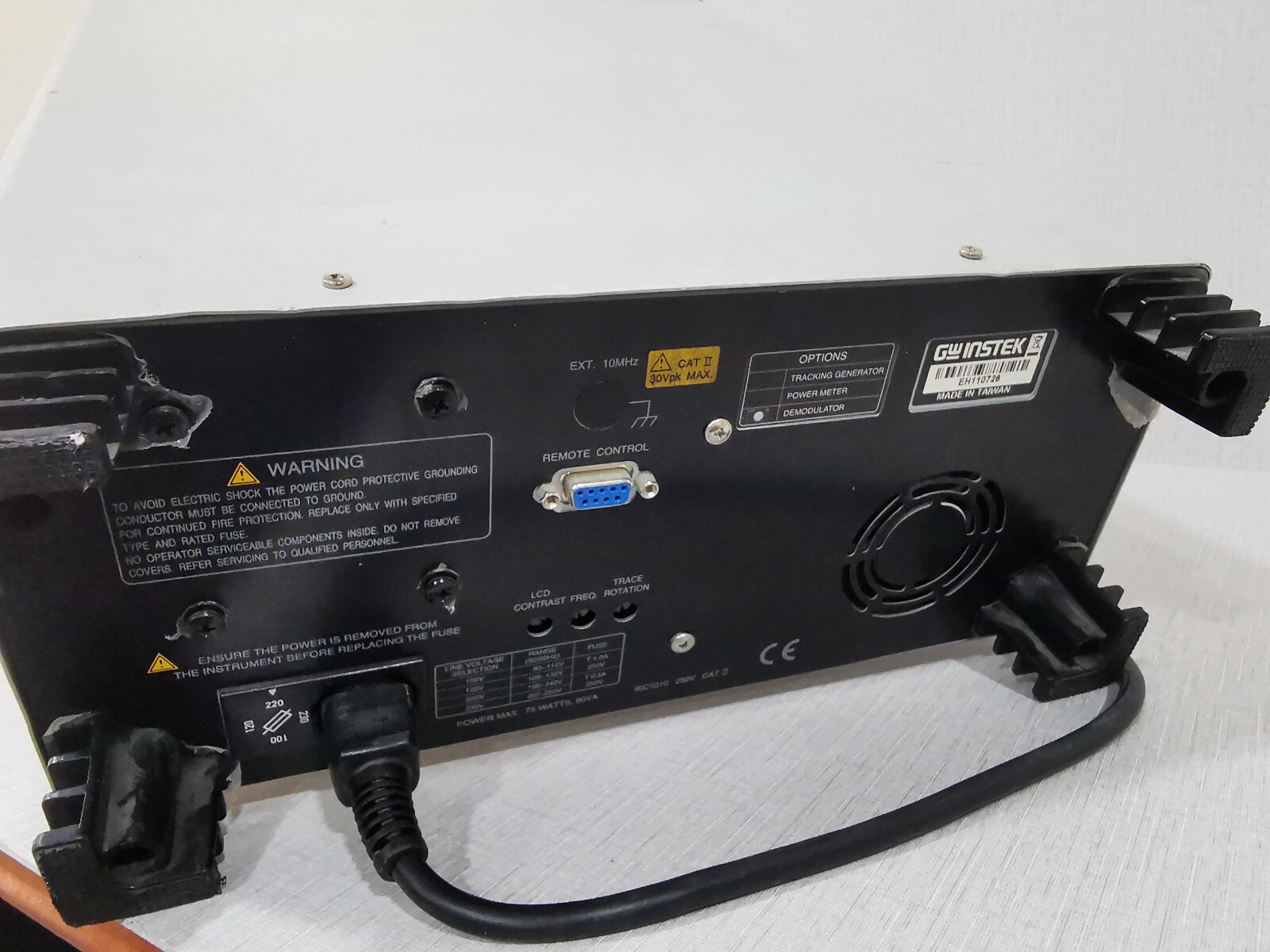 GWINSTEK GSP-810 GWINSTEK GSP-810 Spectrum Analyzer 7
