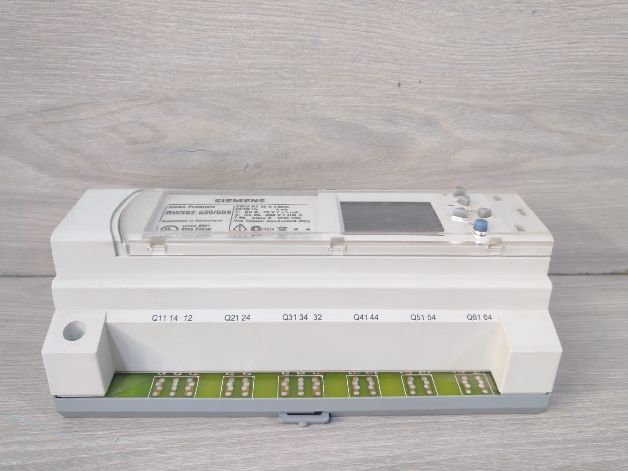 Siemens RWX62.530/509 SIEMENS RWX62.530/509 SEL AC 24V 50/60HZ 4VA HVAC PRODUCTS 4
