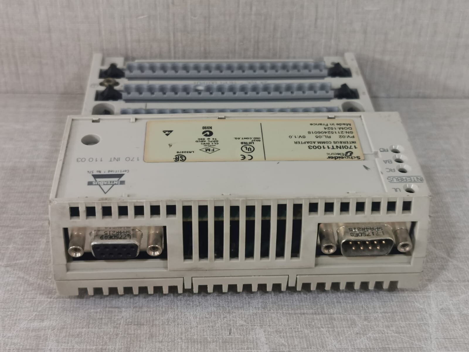 Schneider Electric 170INT11003 Schneider Electric 170INT11003 InterBus Communication Adapter 170ADM35011 6