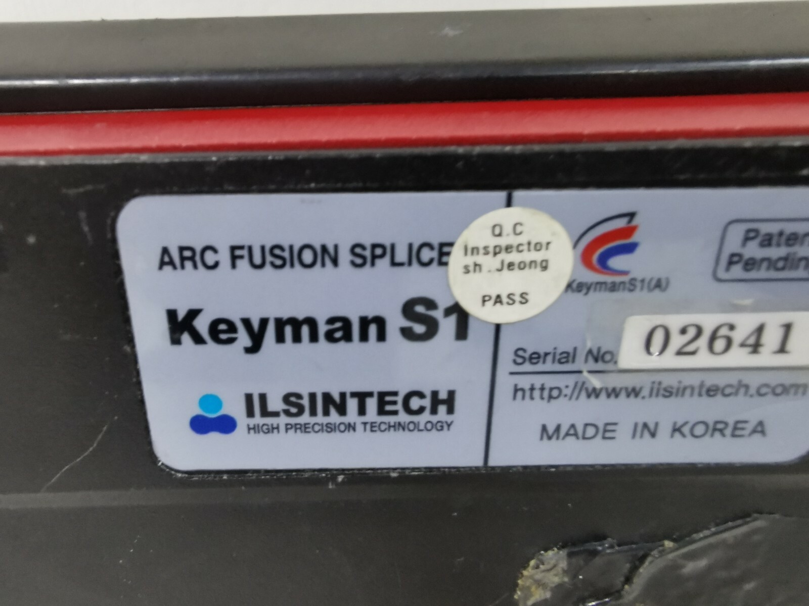 ILSINTECH KEYMAN-S1 ILSINTECH Keyman S1 Alignmen FUSION SPLICER 6