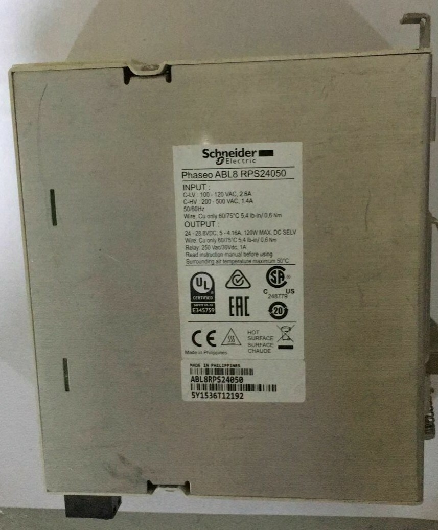 Schneider Electric ABL8 RPS24050 Schneider Electric ABL8 RPS24050 Power Supply 4