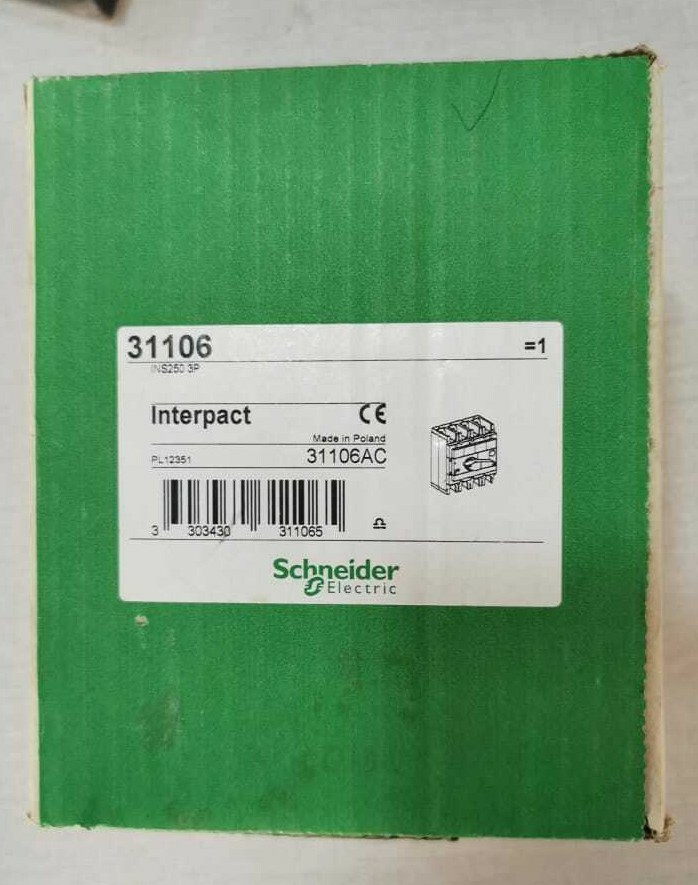 Schneider Electric 31106 SCHNEIDER ELECTRIC COMPACT INS250 SWITCH-DISCONNECTOR 31106 3