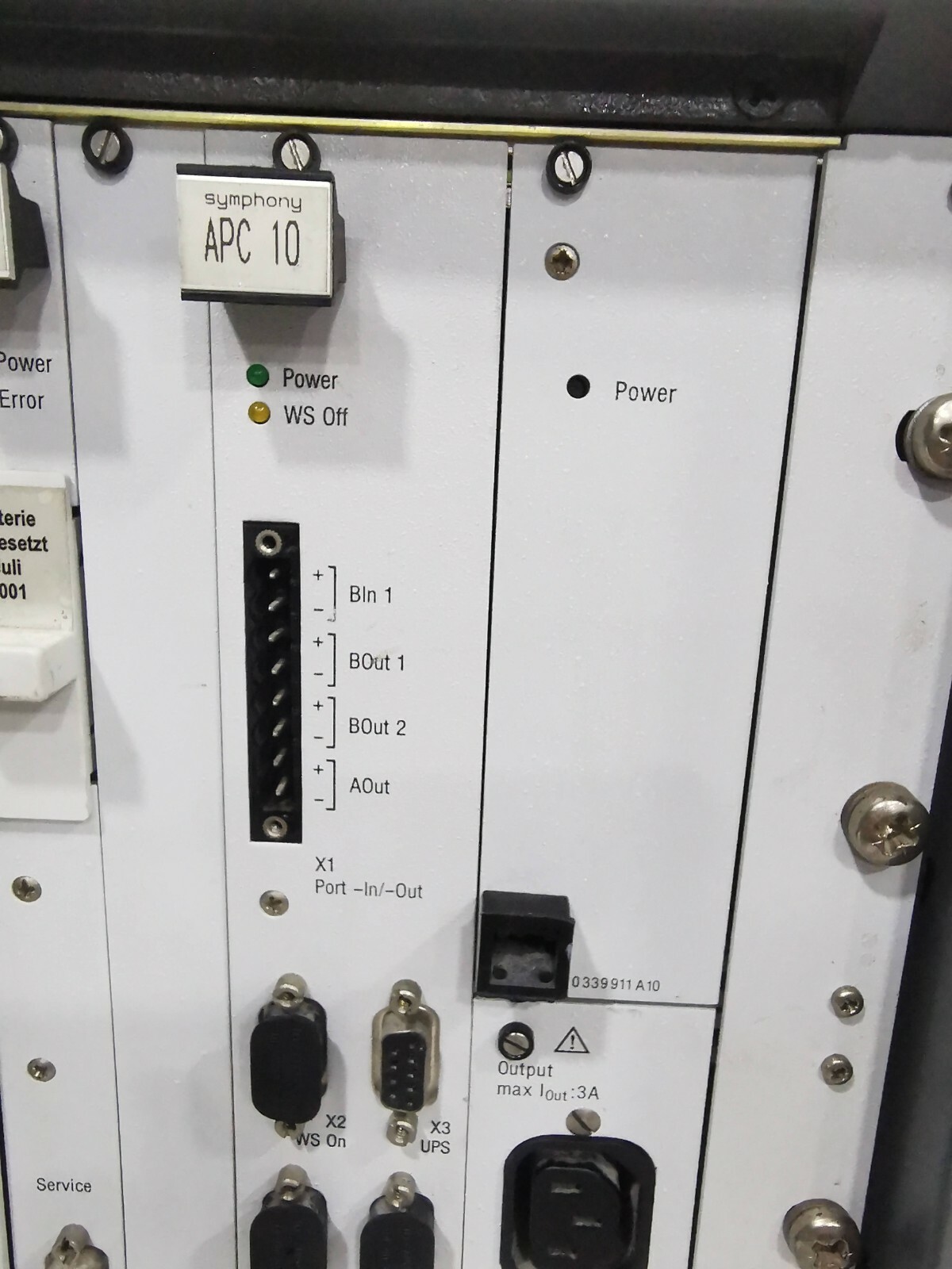 ABB WSD 50 ABB WSD 50 SYMPHONY INPUT 100-240VAC.47 63Hz -W/O ANY ACCESSORIES 6