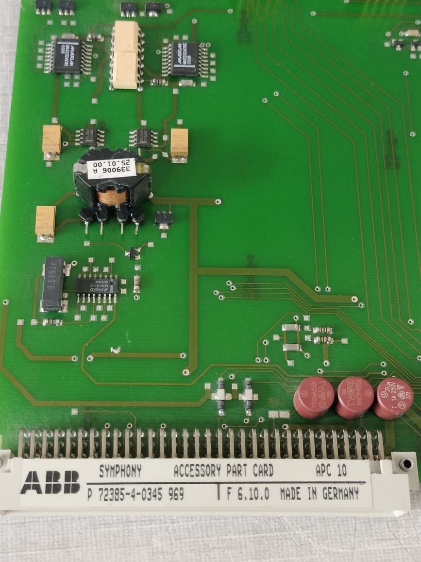 ABB 72385-4-0345 969 ABB 72385-4-0345 969 ACCESSORY PART CARD 3