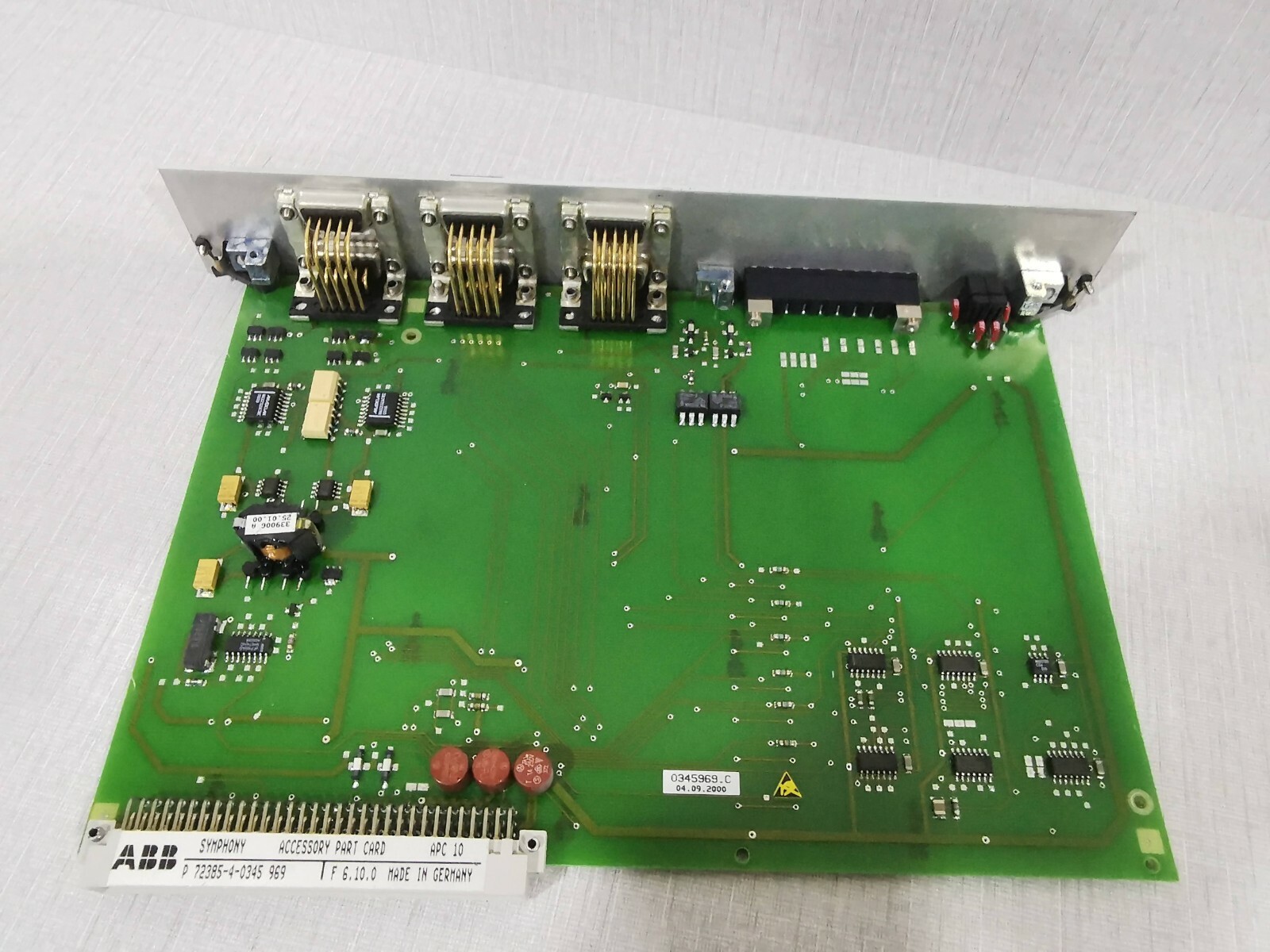 ABB 72385-4-0345 969 ABB 72385-4-0345 969 ACCESSORY PART CARD 6