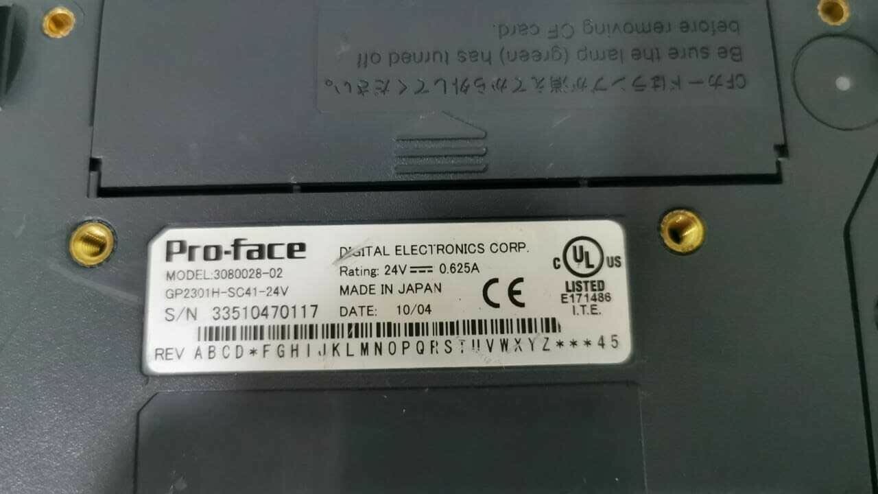 PROFACE 3080028-02 PROFACE 3080028-02 TOUCH SCREEN- NEED TO CHANGE SCREEN 6