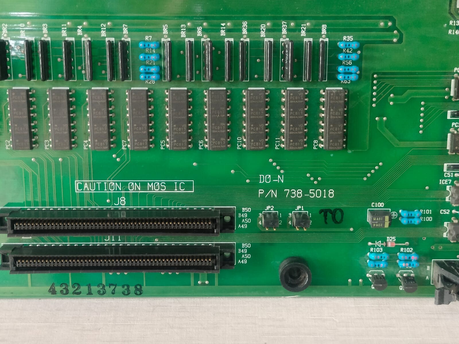 HITACHI 738-5018 HITACHI DO-N 738-5018 CONTROL BOARD 3