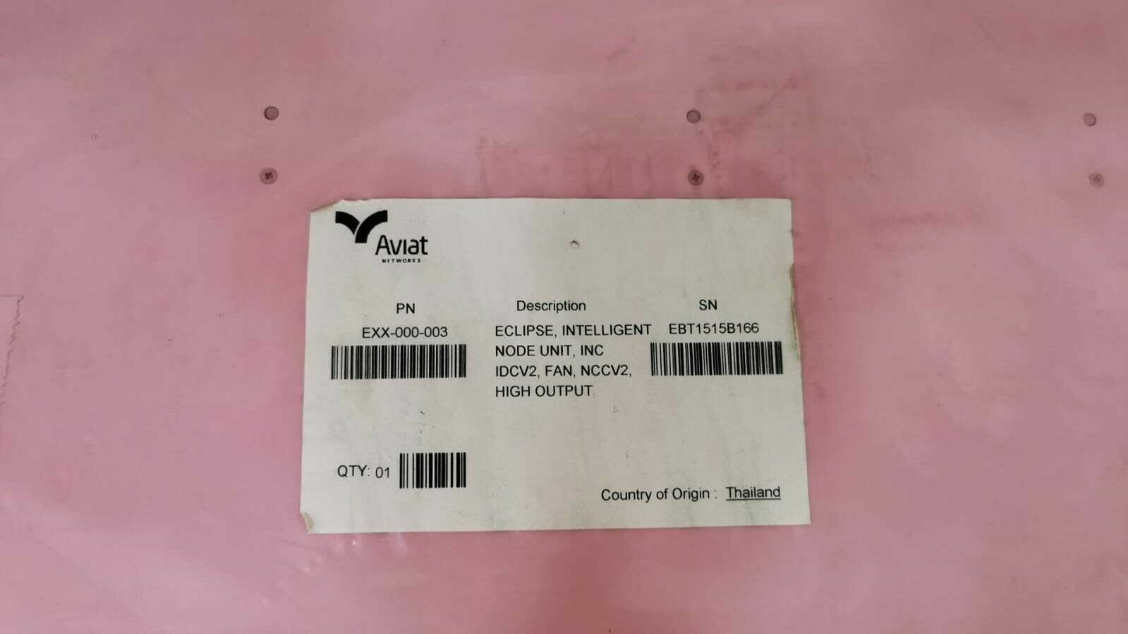 AVIAT EXX-000-003 AVIAT EXX-000-003 ECLIPSE INTELLIGENT NODE UNIT 2