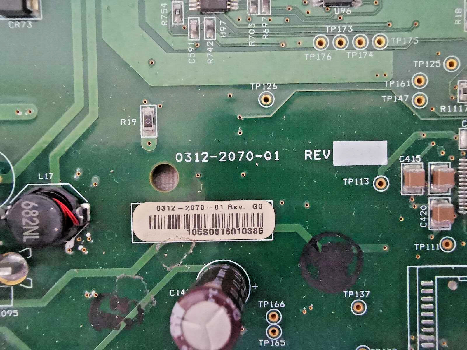 Unbranded 0312-2070-01 0312-2070-01 PCB BOARD E59746 6