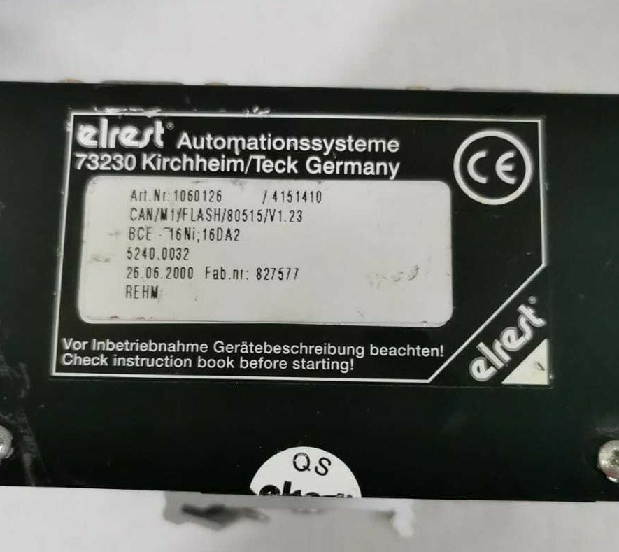 Elrest 1060126 Elrest 1060126 ELACAN II Automation 2
