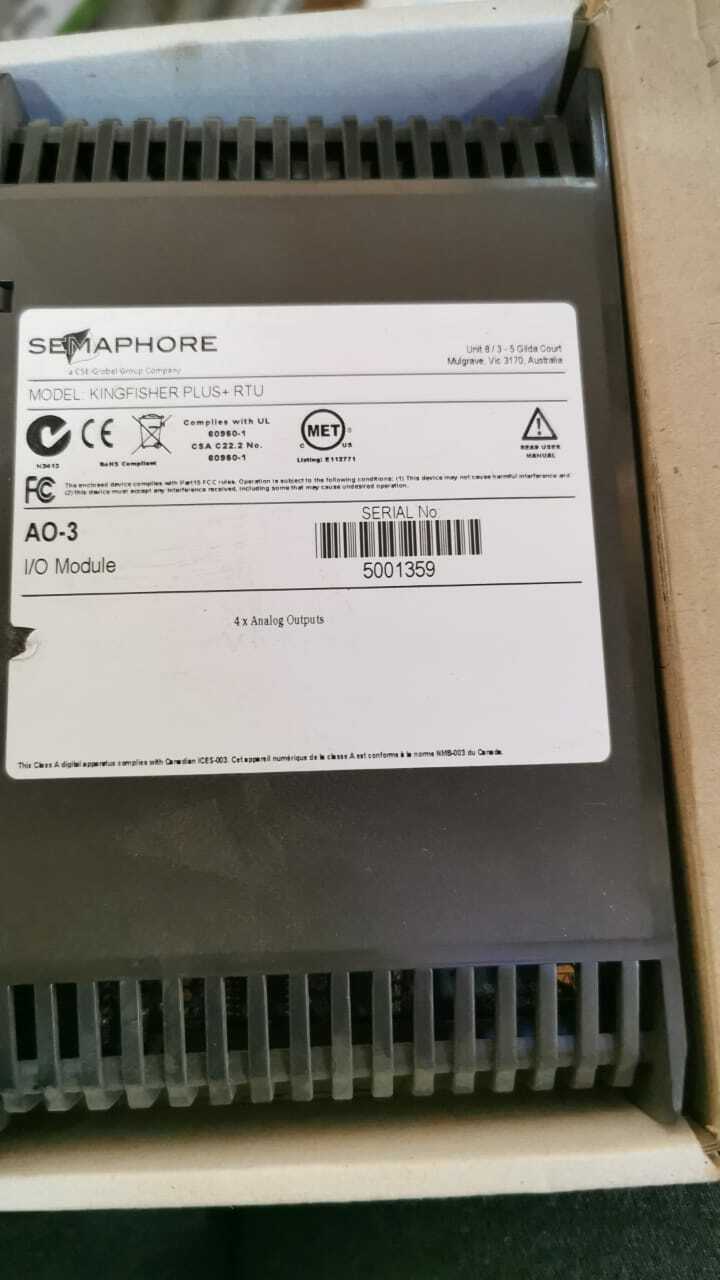 Semaphore Kingfisher Plus+ RTU Semaphore Kingfisher Plus+ RTU AO-3 Module 3