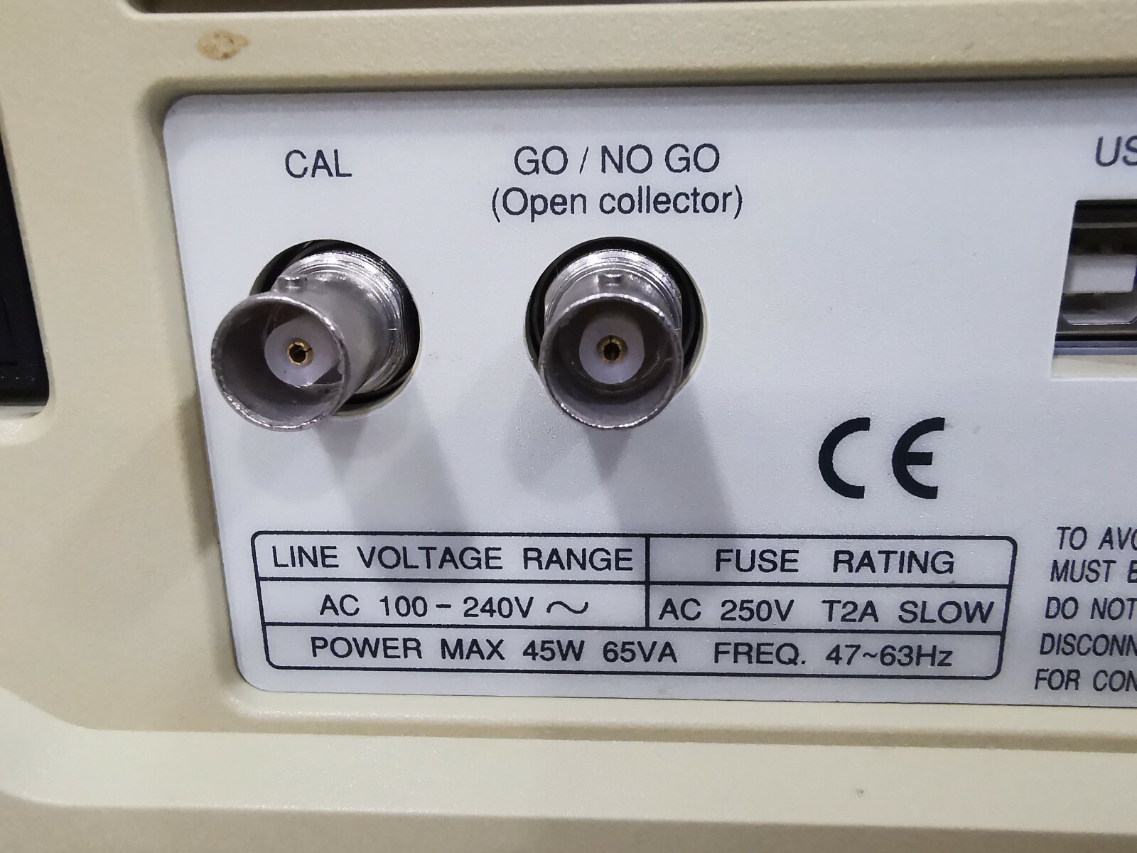GWINSTEK GDS-82OC GWINSTEK GDS-82OC DIGITAL STORAGE OSCILLOSCOPE 100-240V 6