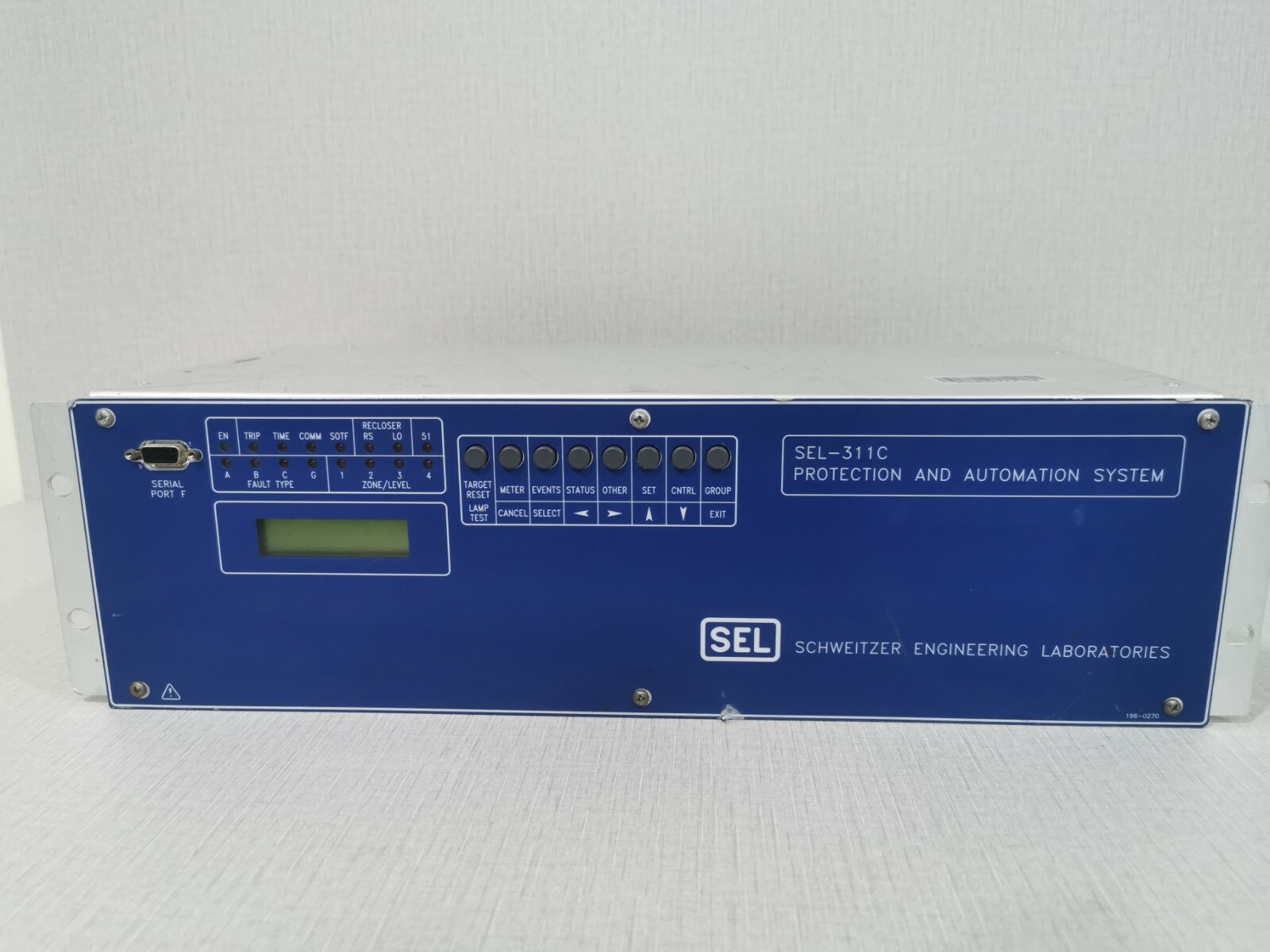 SEL 0311CO1H2425461 SEL 311C / 0311CO1H2425461 120/230V 50/60Hz PROTECTION AND AUTOMATION SYSTEM 4
