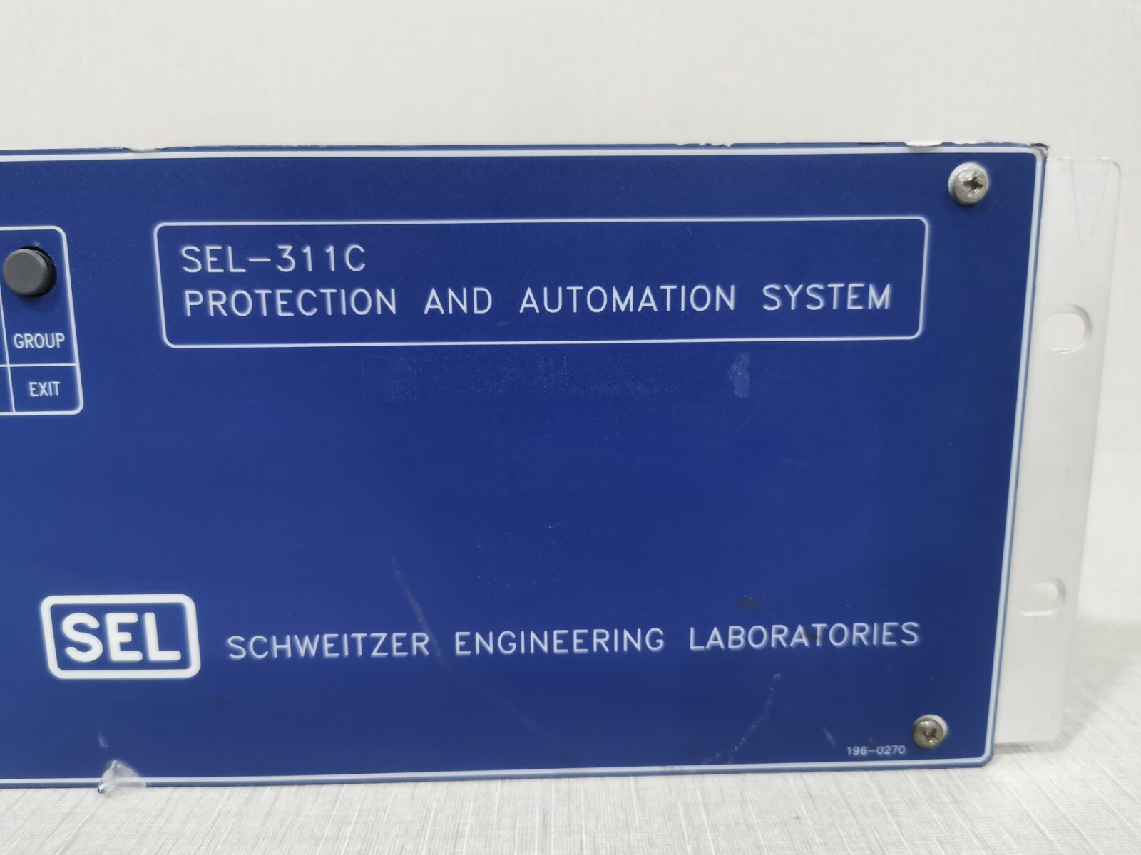 SEL 0311CO1H2425461 SEL 311C / 0311CO1H2425461 120/230V 50/60Hz PROTECTION AND AUTOMATION SYSTEM 5