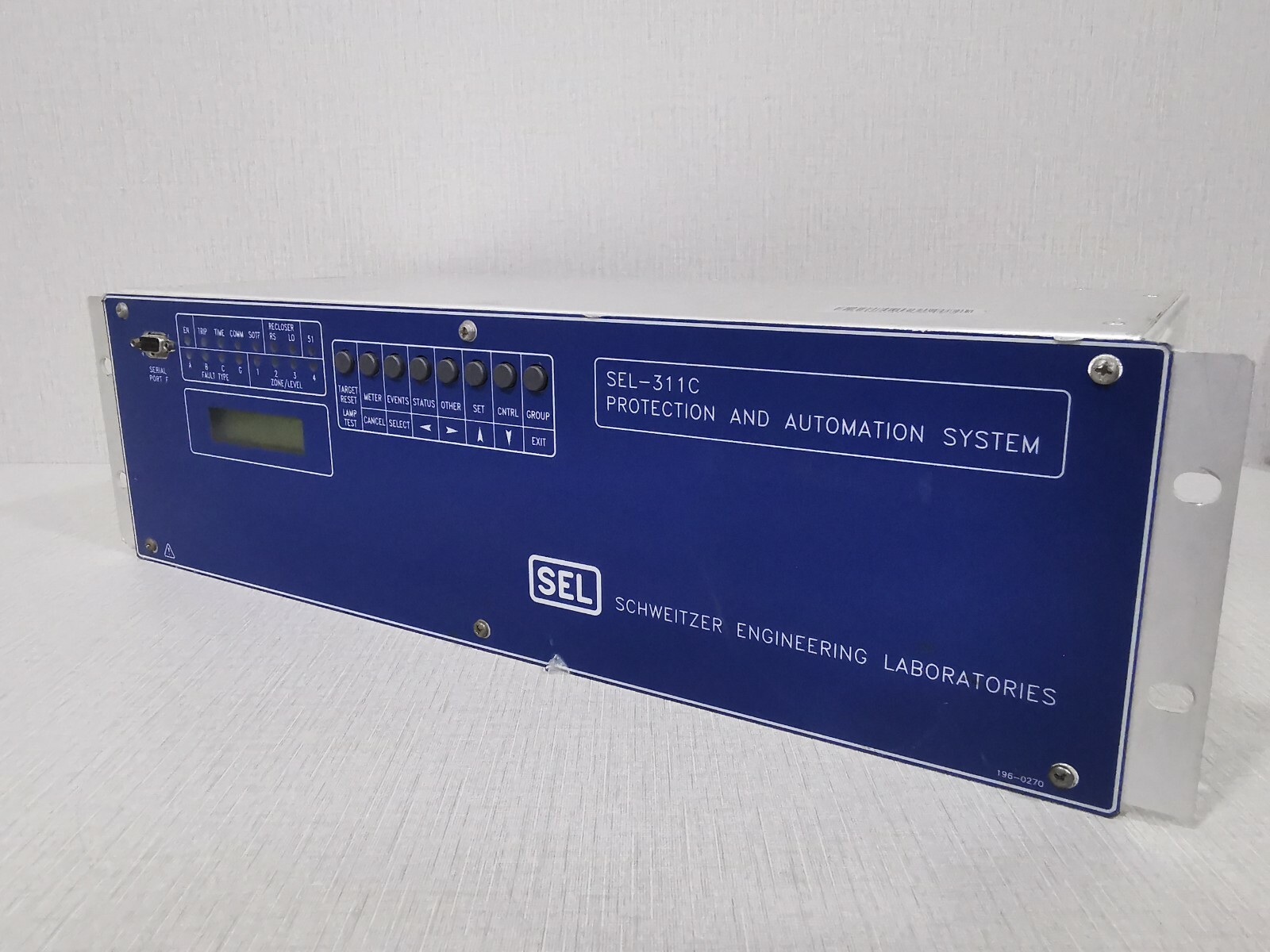 SEL 0311CO1H2425461 SEL 311C / 0311CO1H2425461 120/230V 50/60Hz PROTECTION AND AUTOMATION SYSTEM 7