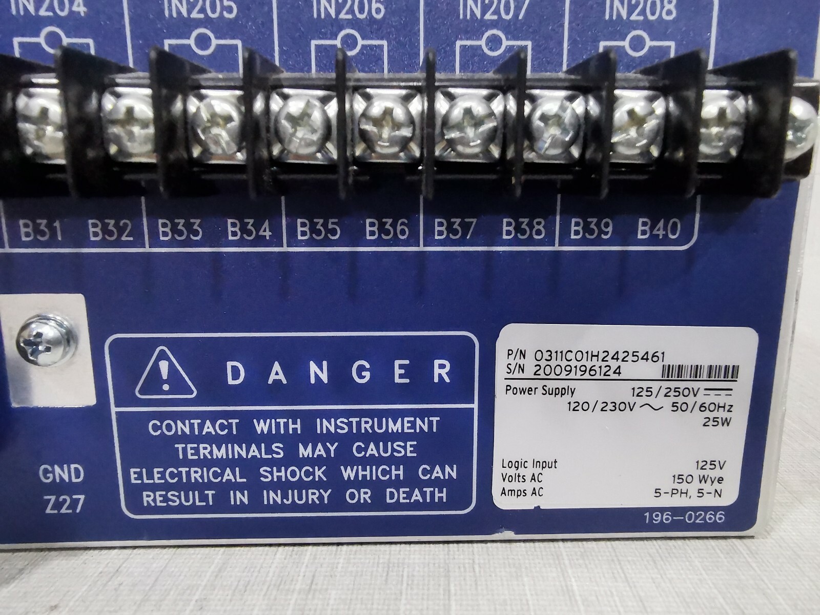 SEL 0311CO1H2425461 SEL 311C / 0311CO1H2425461 120/230V 50/60Hz PROTECTION AND AUTOMATION SYSTEM 9