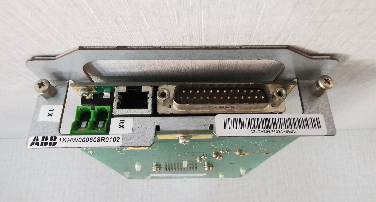 ABB 1KHW000608R0102 WITH 1KHW000955R0001 MODULE G3LD PCB BOARD