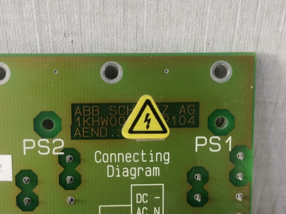 ABB SCHWEIZ-AG ABB SCHWEIZ AG 1KHW001090P201AEND 1KHW000601R0002 PCB BOARD 2