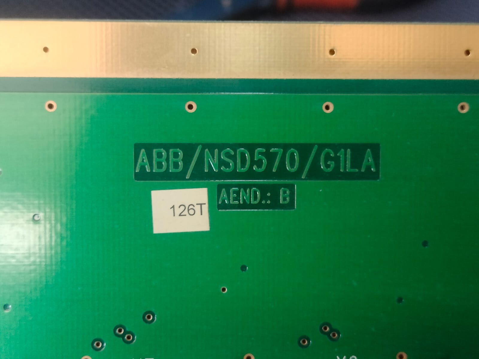 ABB 1KHW000592R0001 ABB / NSD570 /G1LA AEND,;B 1KHW000592R0001 CONTROL BOARD 8