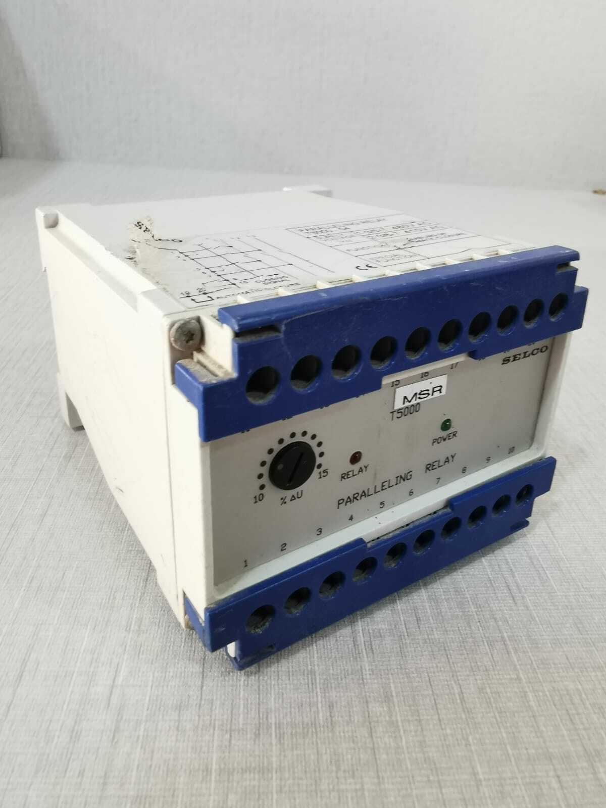 SELCO T5000-04 SELCO T500 PARALLELING RELAY T5000-04 2