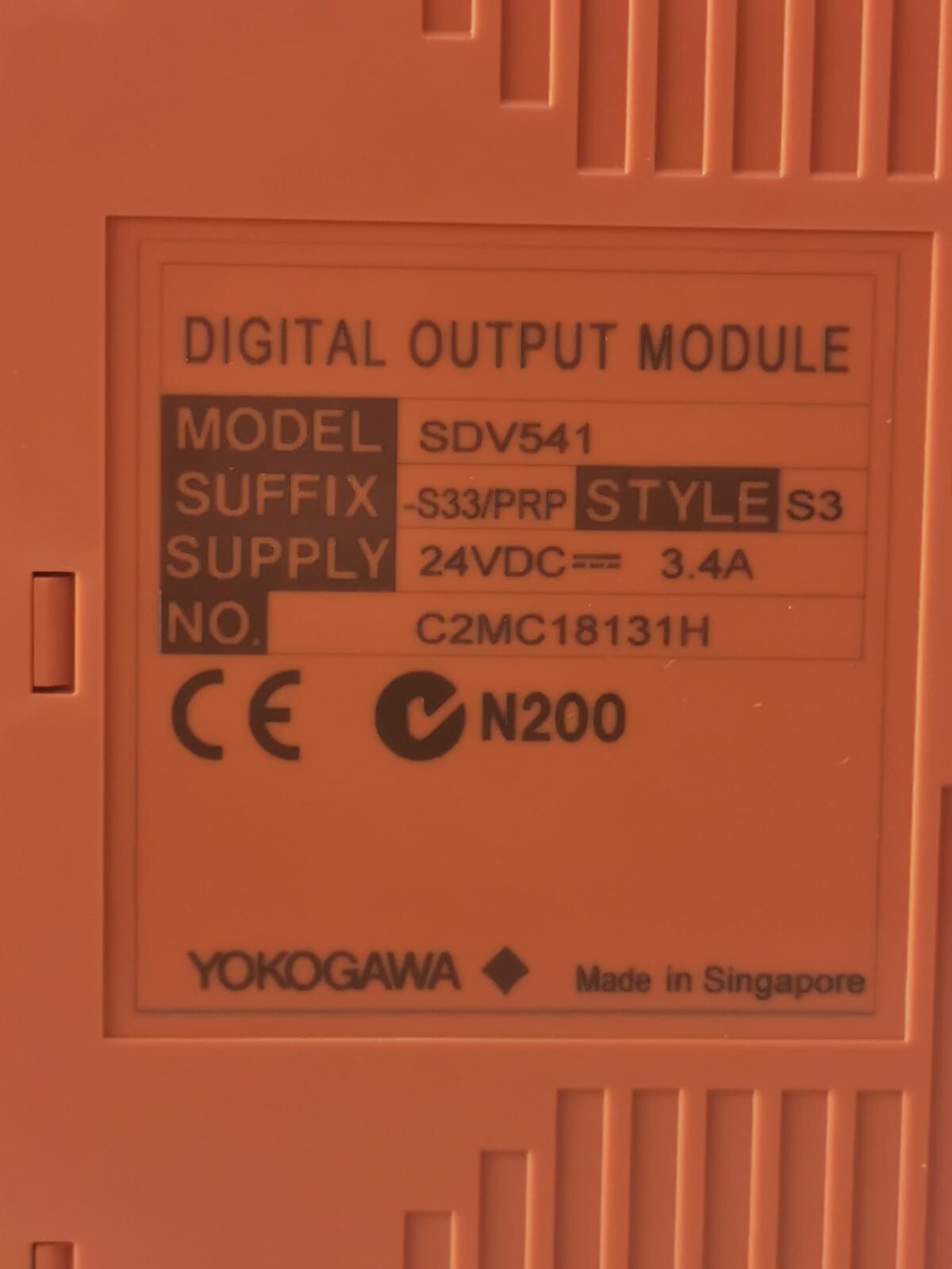 Yokogawa SDV541-S33/PRP-S3 Yokogawa SDV541-S33/PRP-S3 Digital Output Module 2