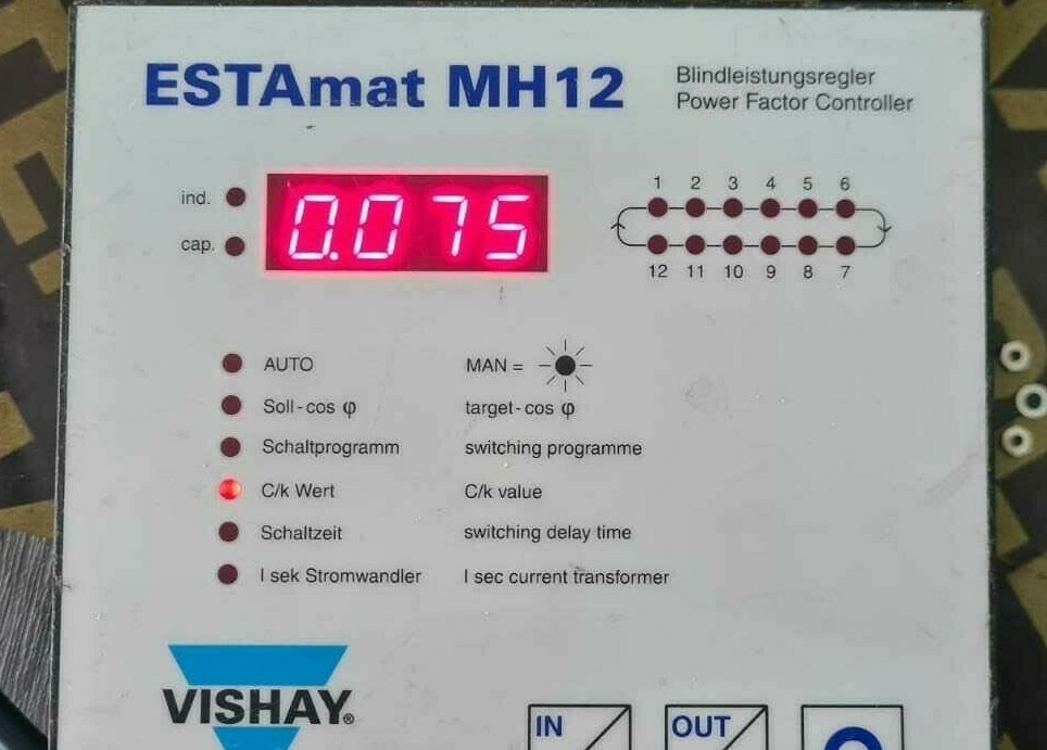 ViSHAY Electronic MH12 ViSHAY Electronic ESTAMAT MH12 Power Factor Controller 3