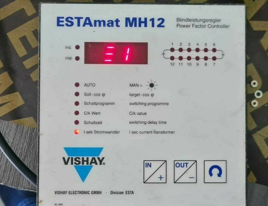 ViSHAY Electronic MH12 ViSHAY Electronic ESTAMAT MH12 Power Factor Controller 6