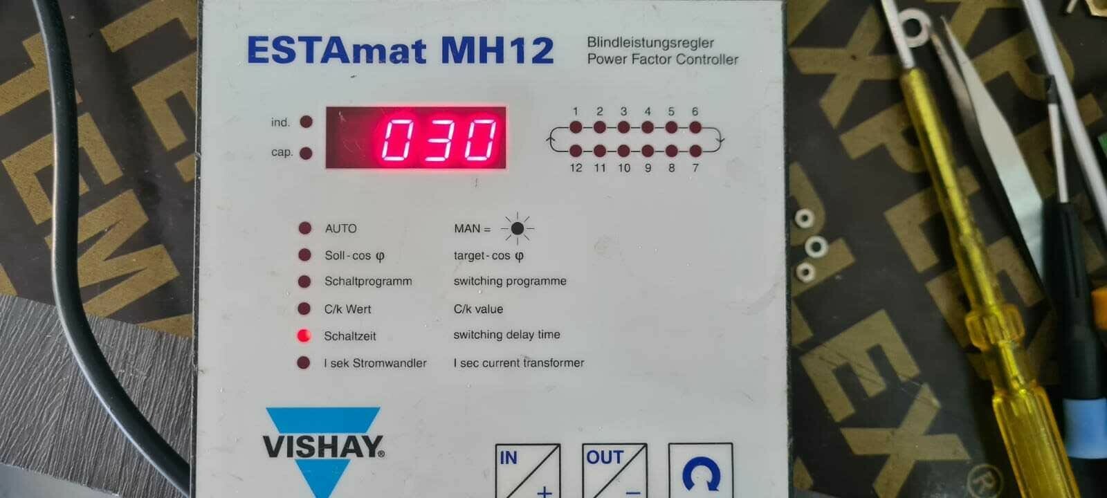 ViSHAY Electronic MH12 ViSHAY Electronic ESTAMAT MH12 Power Factor Controller 7