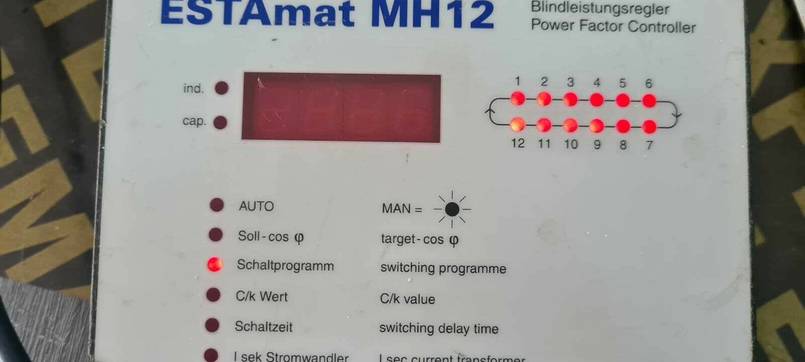 ViSHAY Electronic MH12 ViSHAY Electronic ESTAMAT MH12 Power Factor Controller 8