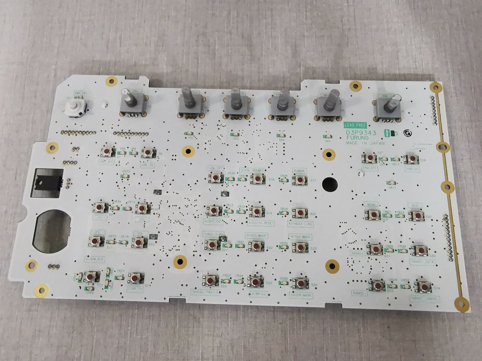 FURUNO 03P9343 PNL BOARD 03P9343 (LF)