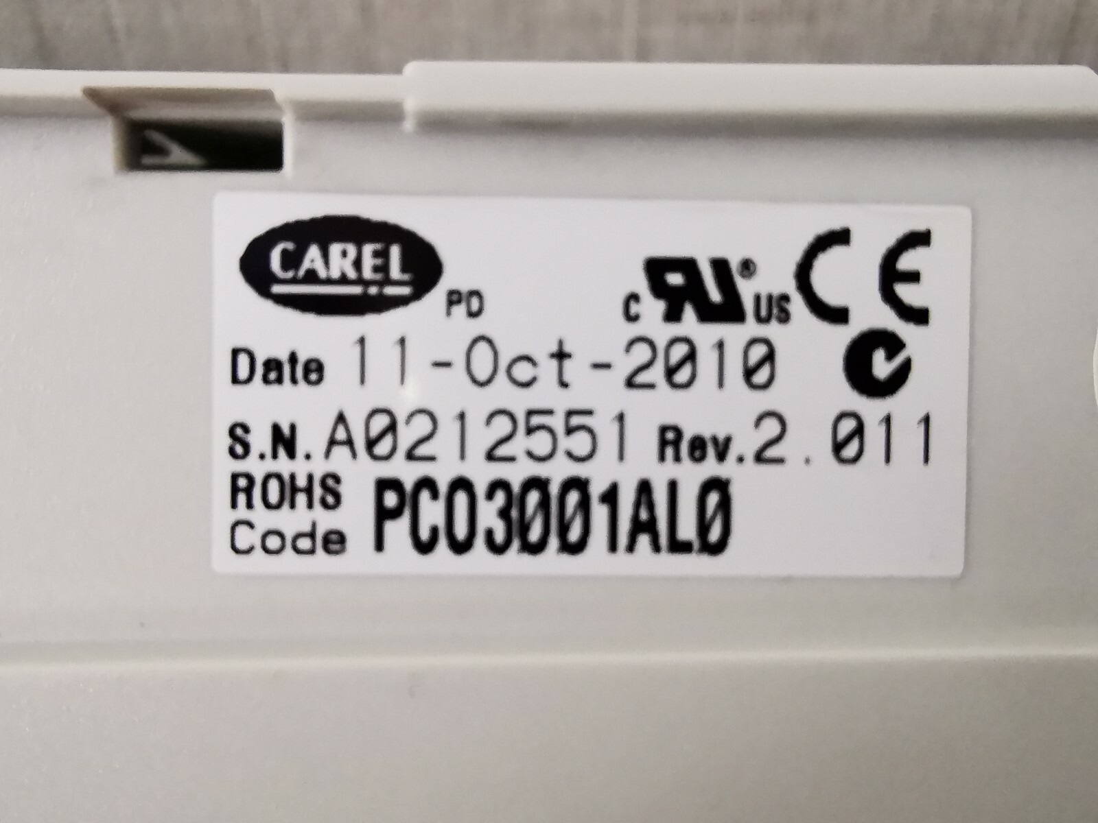 Carel PCO3001ALO CAREL PCO3001ALO Field Programmable Controller 4