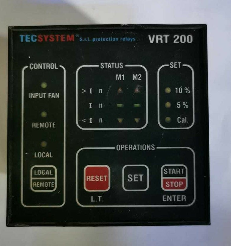 TECSYSTEM VRT 200 PROTECTION RELAY