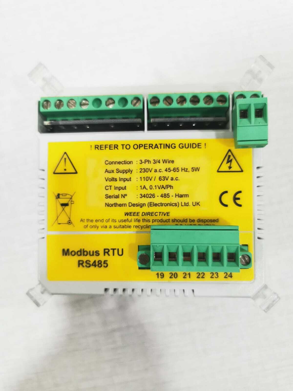 ND Modbus RTU RS485 ND Cube 400 Metering Solutions Modbus RTU RS485 2