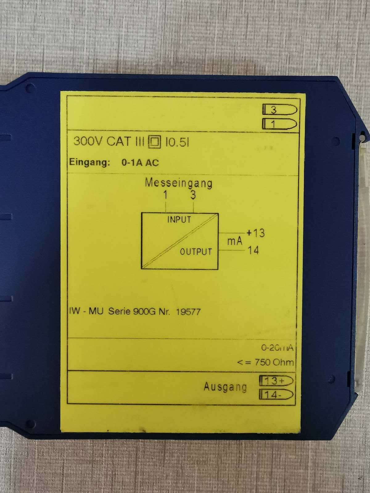 MULLER ZIEGLER IW-MU MODULE 6