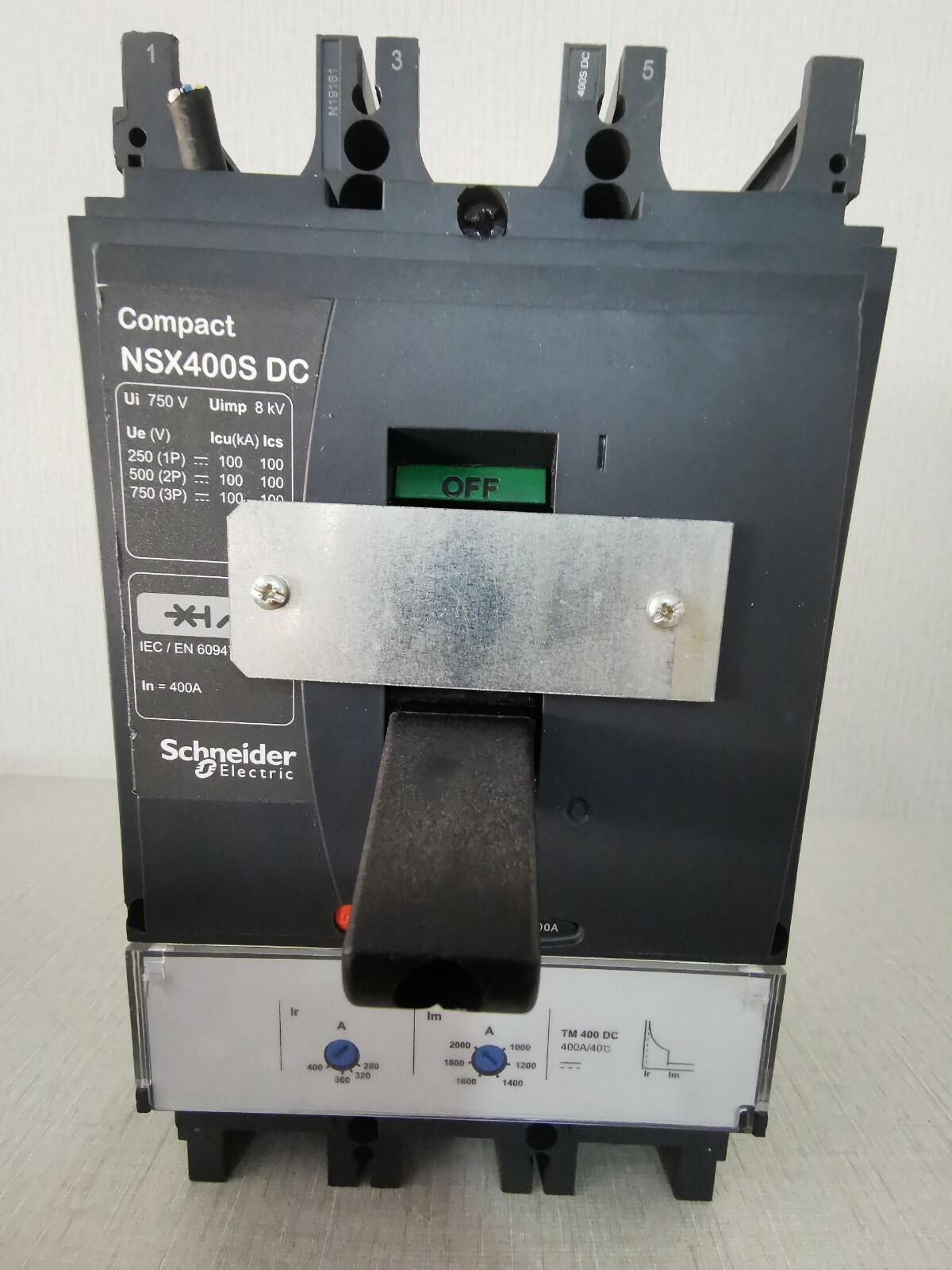 Schneider Electric NN-2019-W16-1 Schneider Electric Compact NSX400S DC Breaker Compact NN-2019-W16-1 6