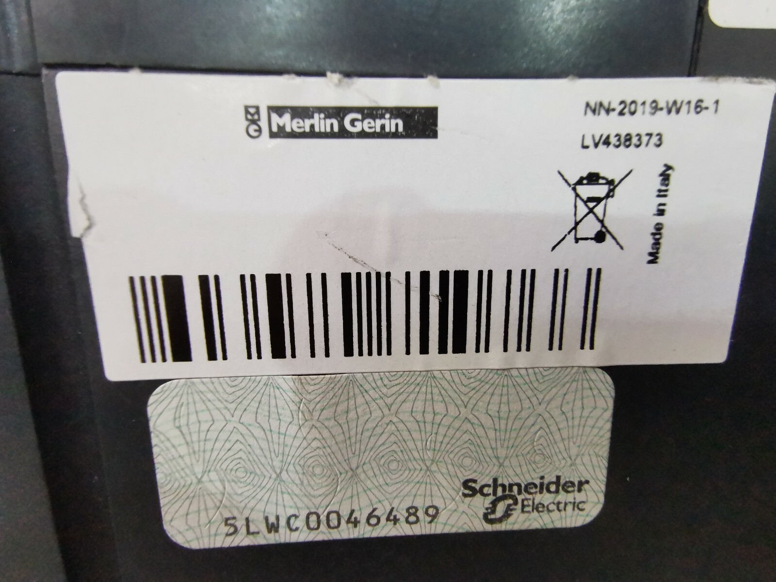 Schneider Electric NN-2019-W16-1 Schneider Electric Compact NSX400S DC Breaker Compact NN-2019-W16-1 9