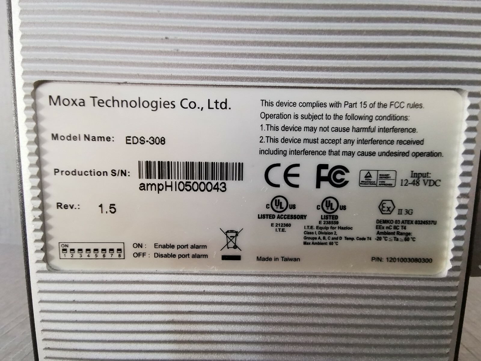Moxa EDS-308 MOXA EDS-308 ETHERNET SWITCH 4