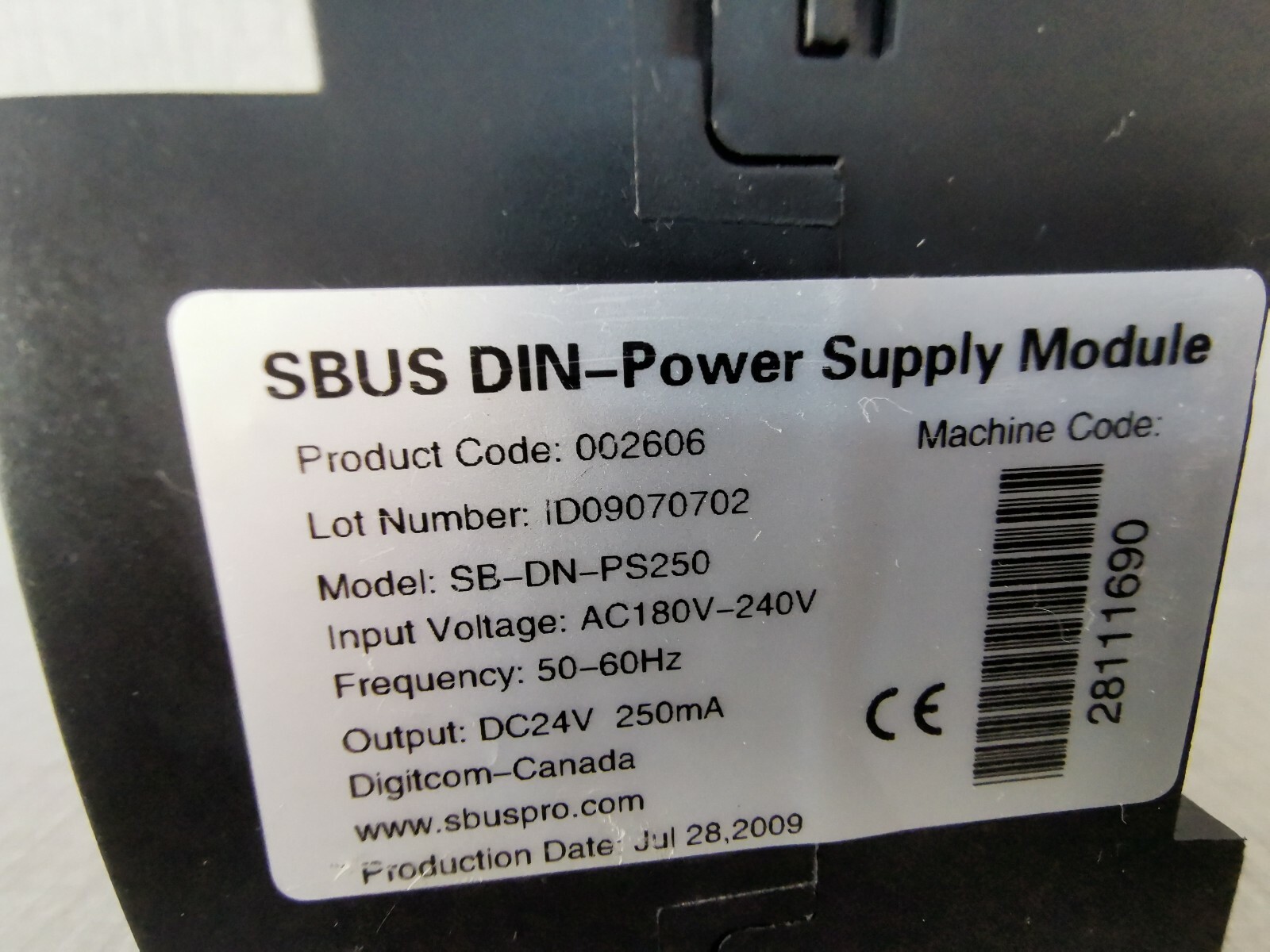 SMART BUS SB-DN-PS250 SMART BUS SB-DN-PS250 MODULE 3