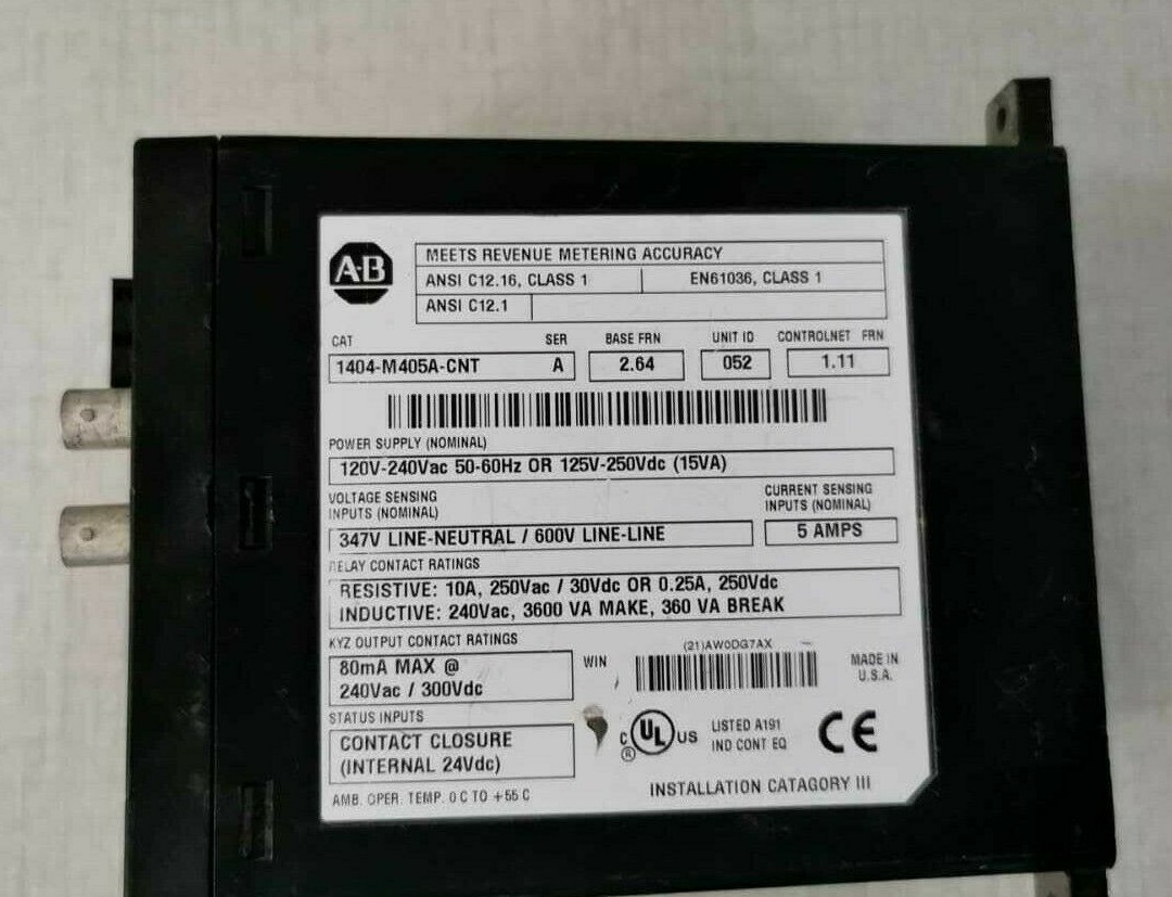 Allen-Bradley 1404-M405A-CNT Allen-Bradley 1404-M405A-CNT Powermonitor 3000 3