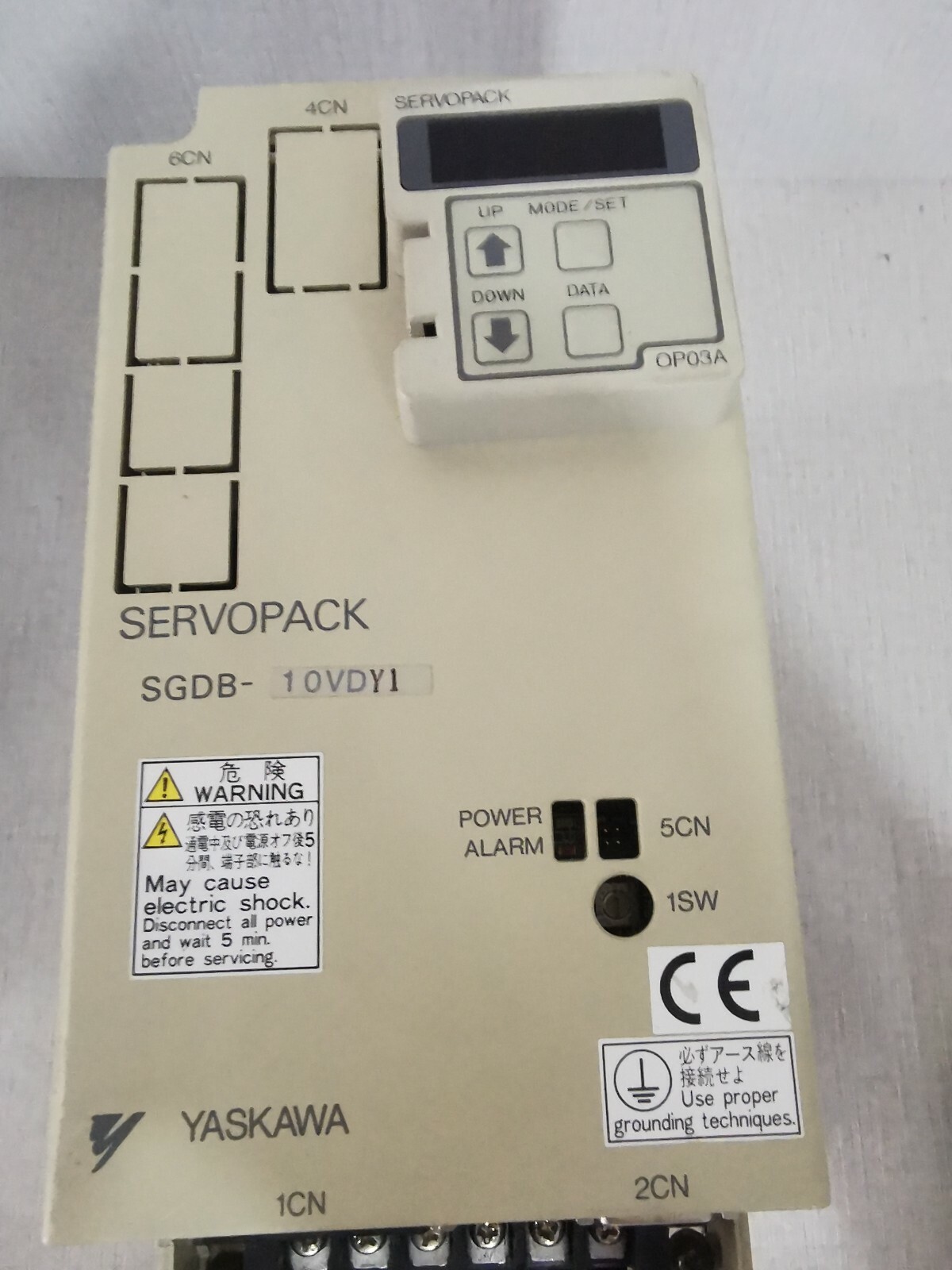 YASKAWA ASERVOPACK SGDB-10VDY1 YASKAWA SERVOPACK SGDB-10VDY1 SERVO DRIVE 7