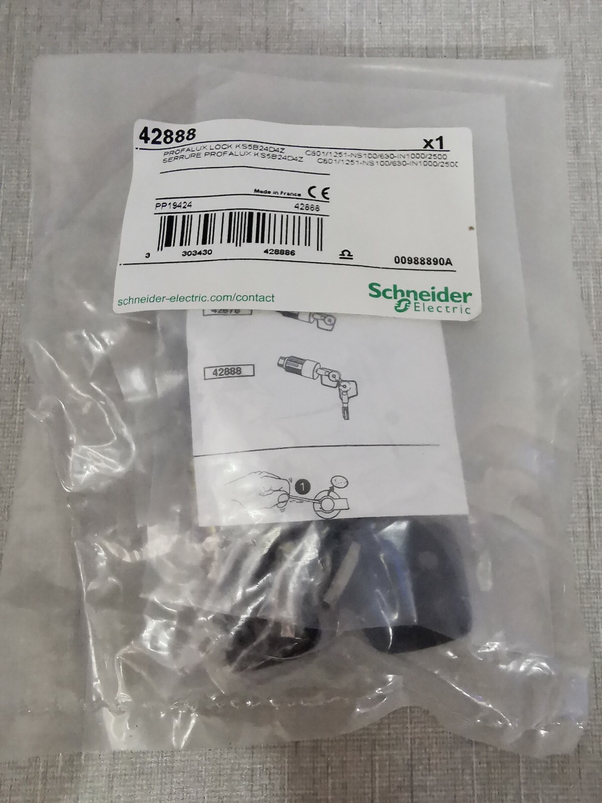 Schneider Electric PP19424 Schneider Electric 42888 PROFALUX LOCK PP19424 3