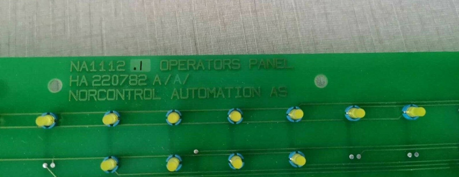 NORCONTROL HA 220782 NORCONTROL NA1112.1 OPERATORS PANEL HA 220782 A/A 2